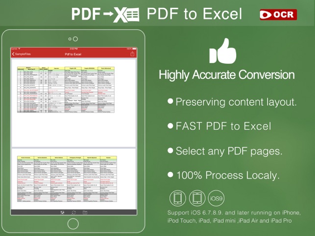 Pdf To Excel With Ocr Lite On The App Store