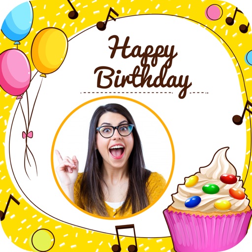 Happy Birthday Cake Frame iOS App