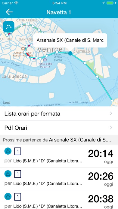 Orari Trasporti Venezia screenshot 2