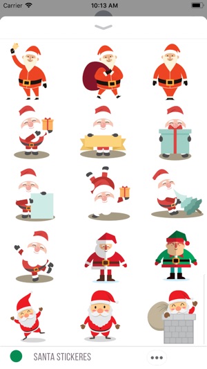 Santa Stickers