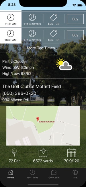 Moffett Field Golf Tee Times(圖3)-速報App