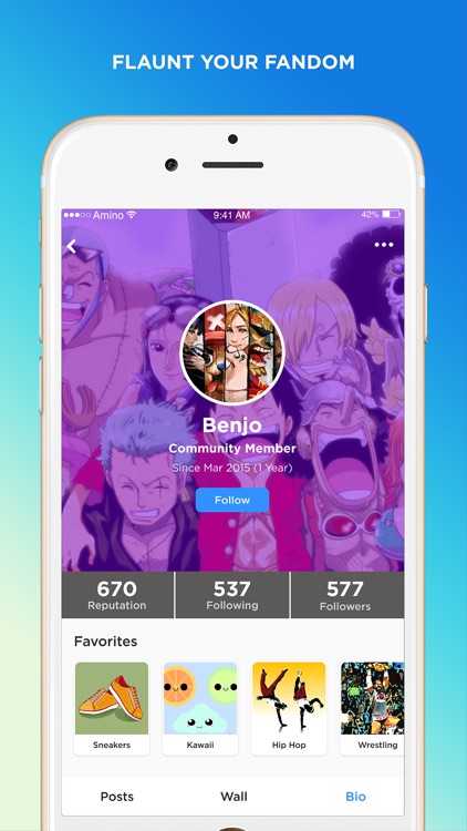 Amino for: One Piece