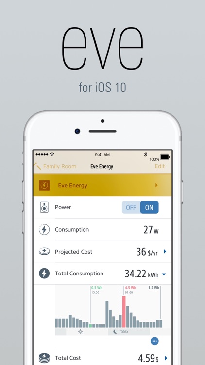 Elgato Eve for iOS 10