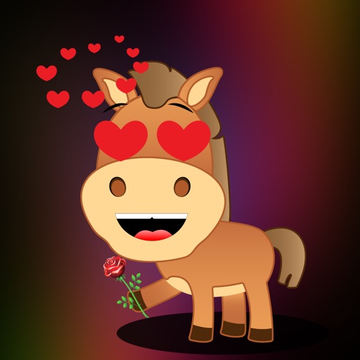 HorseMoji Equestrian Sticker icon