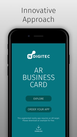 NDIGITEC AR Business Card