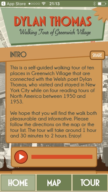 Dylan Thomas Walking Tour - NY