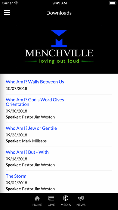 Menchville Baptist Church screenshot 2