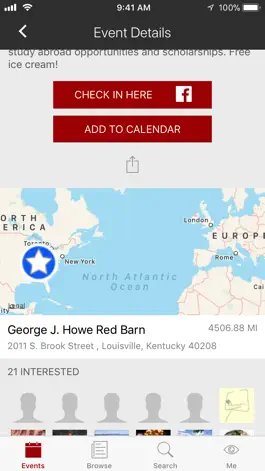 Game screenshot UofL Events hack