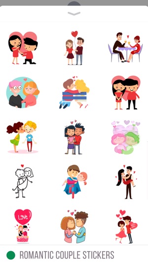 Romantic Couple Stickers