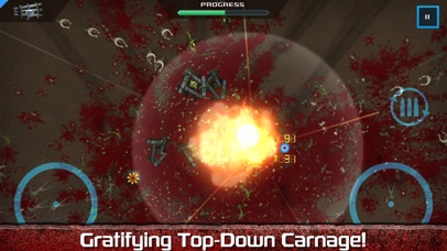 Screenshot from Crimsonland HD