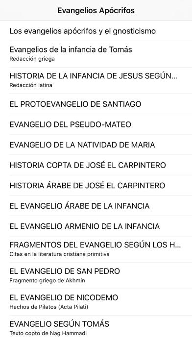 How to cancel & delete Evangelios Apócrifos from iphone & ipad 1