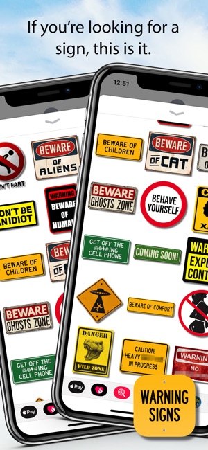 Warning Sign Animated Stickers(圖5)-速報App