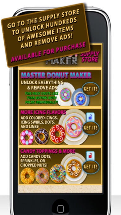 DONUT MAKER 1.50 IOS GAME GIẢI TRÍ DONUT MAKER 1.50 IOS