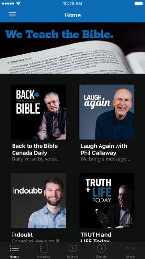 Back to the Bible Canada(圖1)-速報App