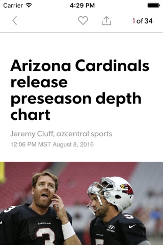 azcentral Cardinals XTRA screenshot 2