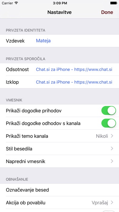 Chat.si screenshot 3
