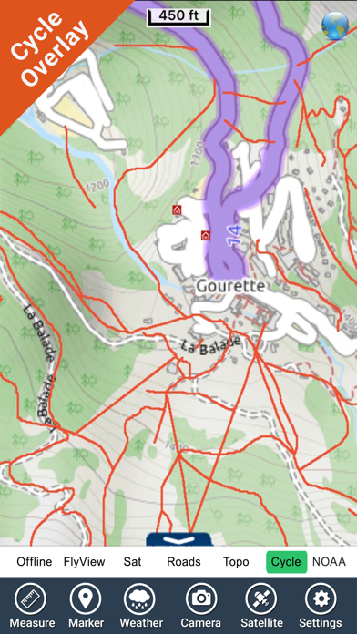 Pyrenees National Park - GPS Map Navigator Screenshot 1
