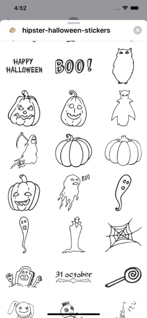 Hipster Halloween Stickers(圖5)-速報App