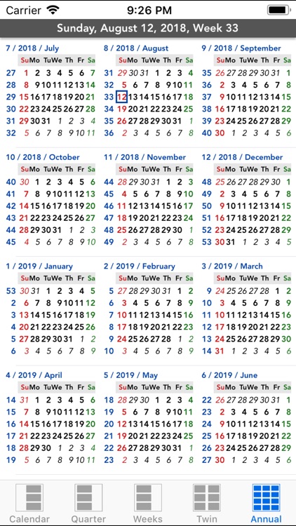 Flowing Calendar HD Lt screenshot-3