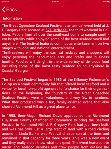 Great Ogeechee Seafood Fest screenshot 4