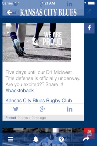 Kansas City Blues Rugby Club screenshot 4