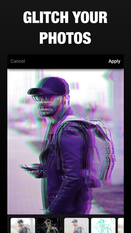 3D Effect- Glitch Camera Photo