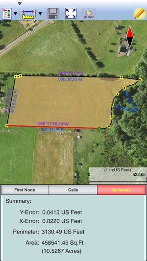 Deed Calls - Area - Perimeter(圖2)-速報App