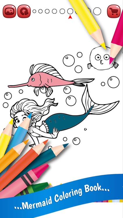 Mermaids Coloring Book