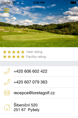 Loreta Golf Club Pyšely screenshot 2