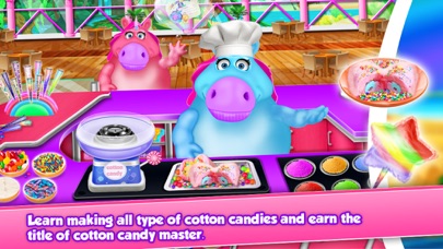 How to cancel & delete Fat Unicorn Cotton Candy Shop from iphone & ipad 2