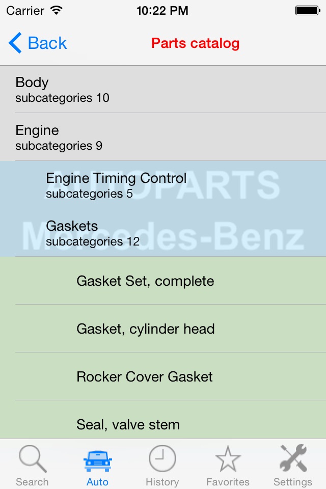 Autoparts for Mercedes-Benz screenshot 2