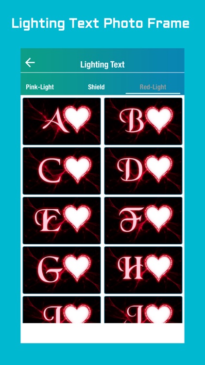 Lighting Text Photo Frame screenshot-3