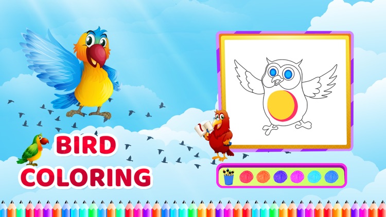 Birds Coloring Game