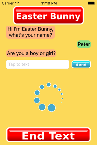 Call Easter Bunny Voicemail screenshot 2