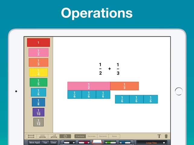 Fraction Tiles Manipulative(圖2)-速報App