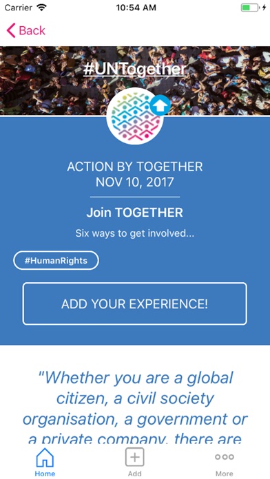 UN Together App screenshot 3