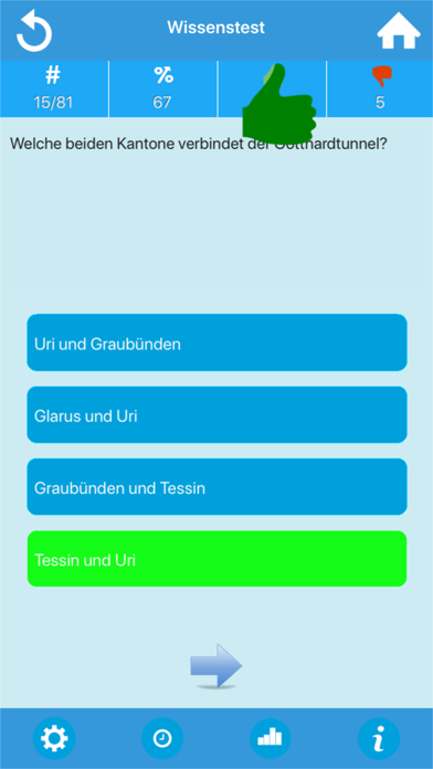 Schweiz Kantone Quiz screenshot 3