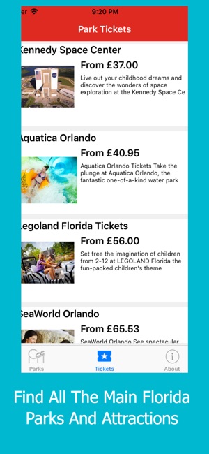 Florida Theme Park Tickets(圖4)-速報App