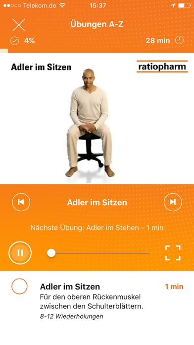 ratiopharm Rückenschule screenshot 2
