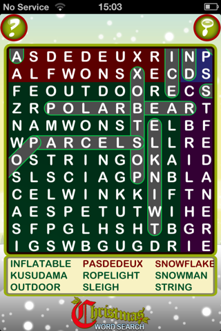 Epic Christmas Word Search - holiday wordsearch - náhled