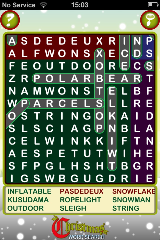 Epic Christmas Word Search - holiday wordsearch screenshot 2