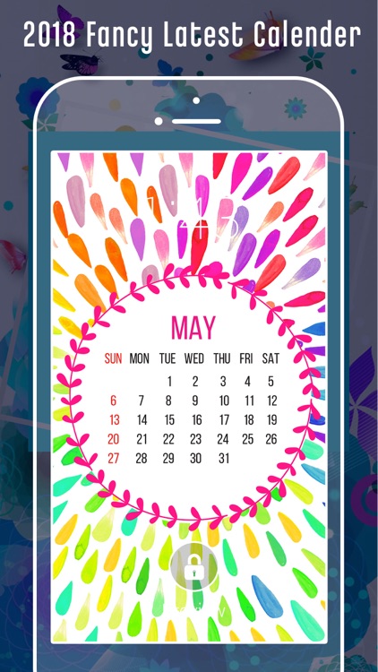 Lock screen Calendar Themes