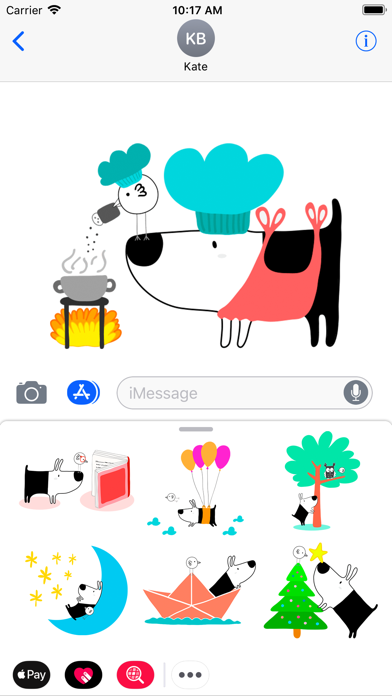 Birdy & Puppy - Emoji Stickers screenshot 2