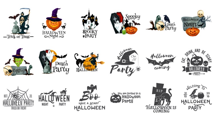 Halloween 100+ Stickers Party screenshot-4