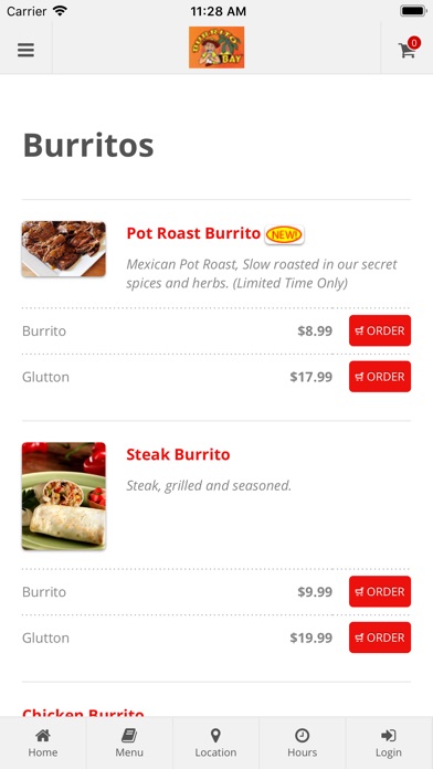 Burrito Bay App Orders screenshot 2