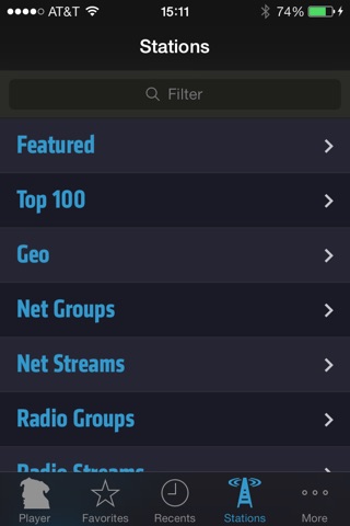 StreamS HiFi Radio screenshot 2