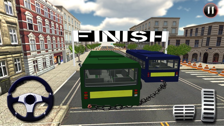 Chained Coach Bus 3D screenshot-3