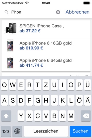 billiger.de Preisvergleich screenshot 3