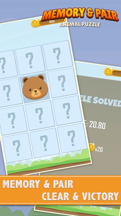 Animal Puzzle: Memory and Pair screenshot 2