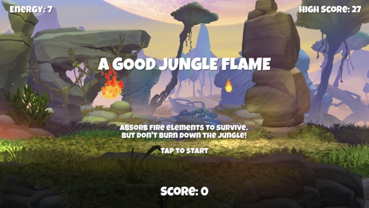 Flappy Flame: Jungle Adventure